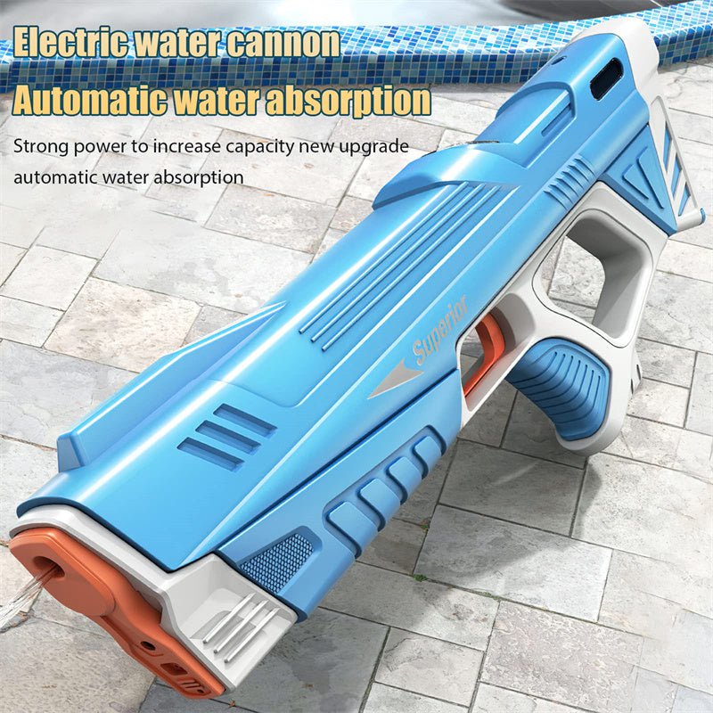 STORAZONE Enfants Summer Full Automatic Electric Water Gun Toy Induction Water Absorbing High-Tech Burst Water Gun Beach Outdoor Water Fight Toys