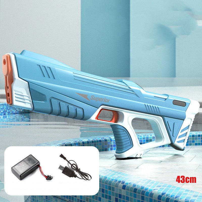 STORAZONE Enfants Summer Full Automatic Electric Water Gun Toy Induction Water Absorbing High-Tech Burst Water Gun Beach Outdoor Water Fight Toys