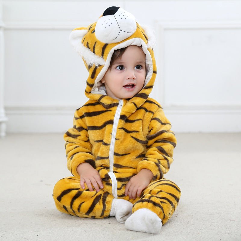 STORAZONE Enfants Tiger / 0 to 6 Baby Rompers Winter Autumn Clothes