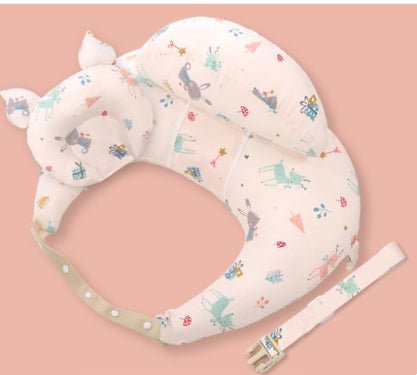 STORAZONE Enfants White with pillow Nursing Pillows Baby Maternity Breastfeeding Multifunction Adjustable Cushion Infant Newborn Feeding Layered Washable Cover