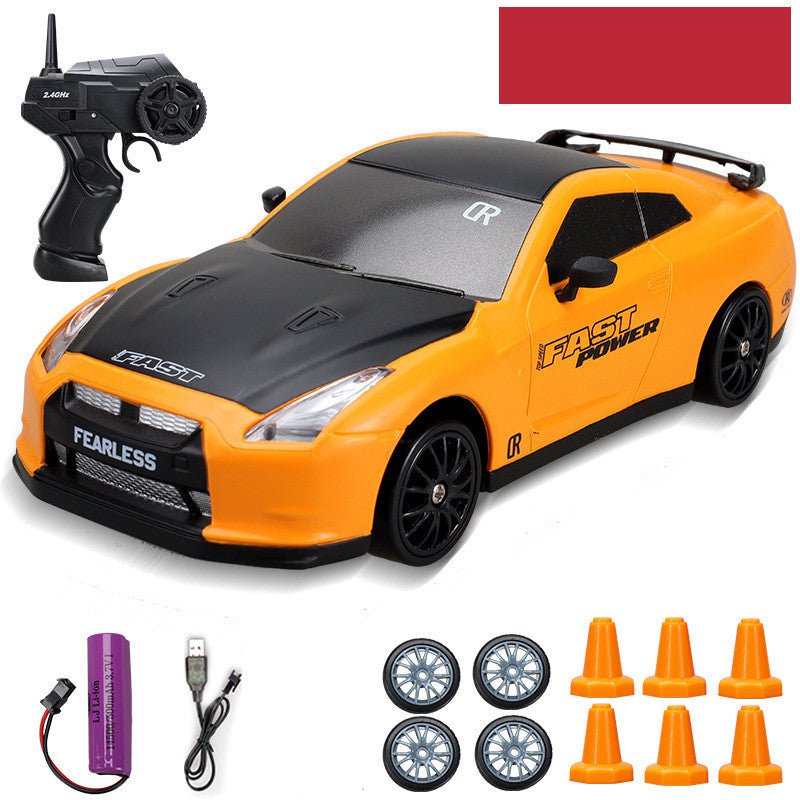 STORAZONE Enfants Yellow Huangbo 4Wd Remote Control Car Rc Drift Car Remote Control Car Electric Charging High Toy Car