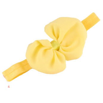 STORAZONE Enfants Yellow Solid color baby hair band