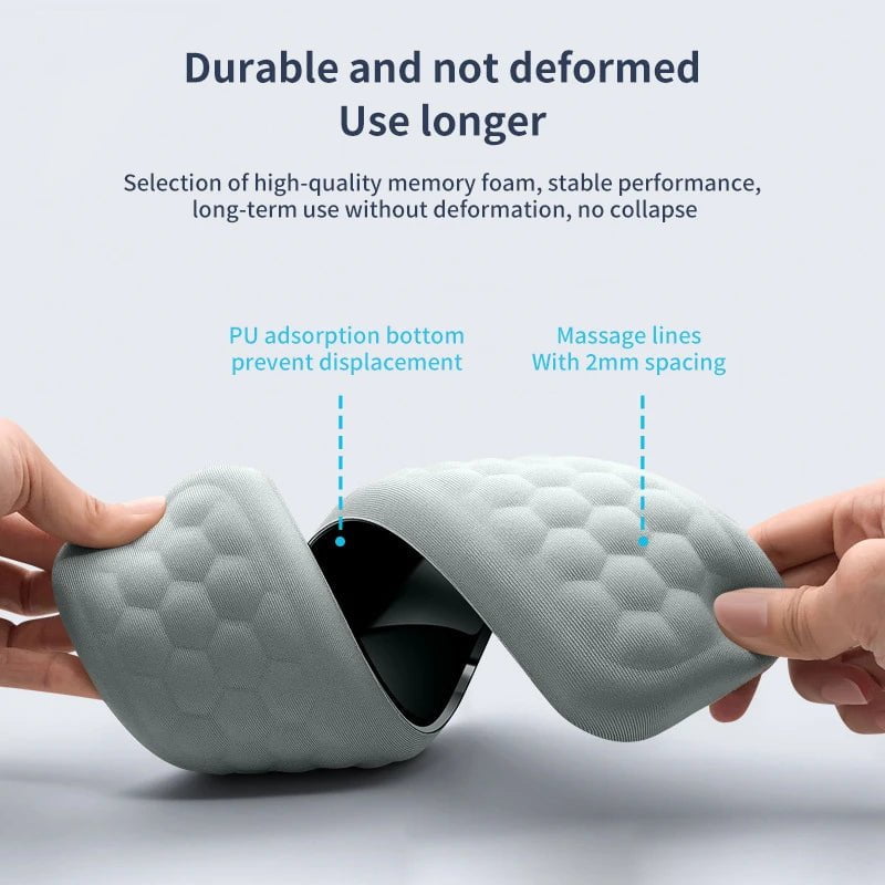 Storazone Ergonomic Keyboard Mouse Wrist Rest Office Typing Protection Relax Wrist Memory Foam Mouse Pad Computer Laptop Desk Mat