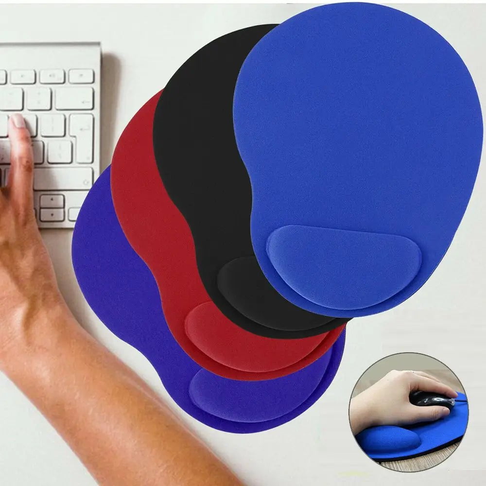 Storazone Ergonomic Wrist Rest Mouse Pad Comfortable Wrist Support Non Slip Mice Mat Soft Mousepad For PC Laptop Computer