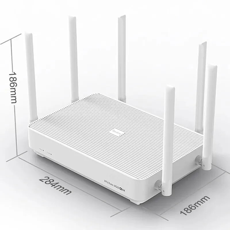 Storazone EU plug / Redmi AX5400 Xiaomi Redmi AX5400 Mesh System Router WiFi 6 4K QAM 160MHz High Bandwidth 512MB Memory Repeater Amplifier Work With Xiaomi App