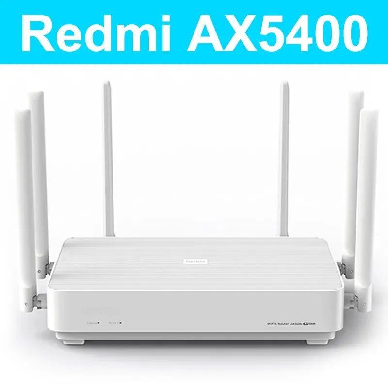 Storazone EU plug / Redmi AX5400 Xiaomi Redmi AX5400 Mesh System Router WiFi 6 4K QAM 160MHz High Bandwidth 512MB Memory Repeater Amplifier Work With Xiaomi App