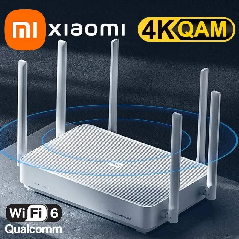 Storazone EU plug / Redmi AX5400 Xiaomi Redmi AX5400 Mesh System Router WiFi 6 4K QAM 160MHz High Bandwidth 512MB Memory Repeater Amplifier Work With Xiaomi App