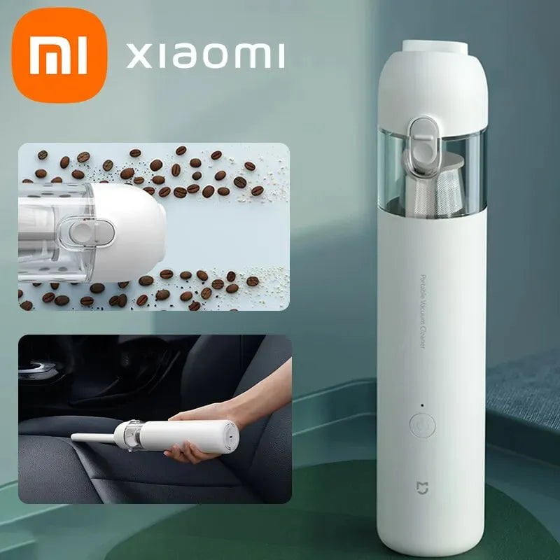 Storazone EU / White Original XIAOMI MIJIA Portable Handheld Vacuum Cleaner 13000PA Cyclone Suction for Home Car Mini Wireless Dust Catcher Collector