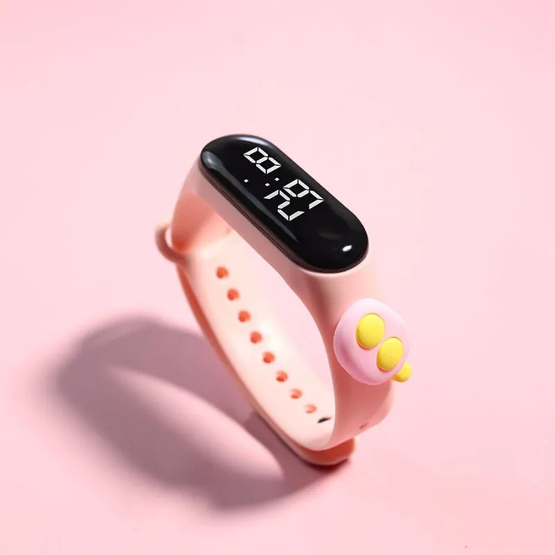 Storazone F Kids Watch Watch Reloj Smart Watch LED Children Watches Bracelet Cartoon Digital Ladies Watch for Girls Waterproof Clock Gift