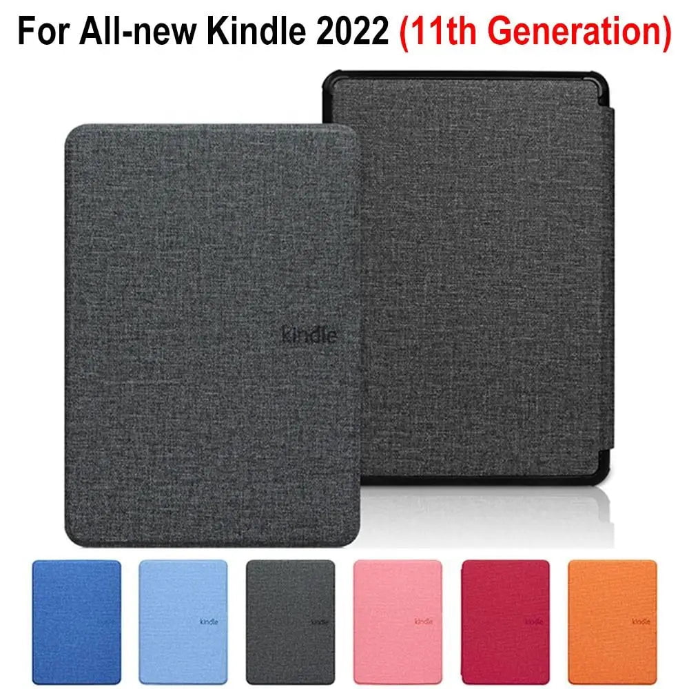 Storazone Fabric Magnetic Smart Case For 6 All-new Kindle (2022 Release) 11th Generation Built-in Light 6 Inch Gen Cover Sleeve Funda