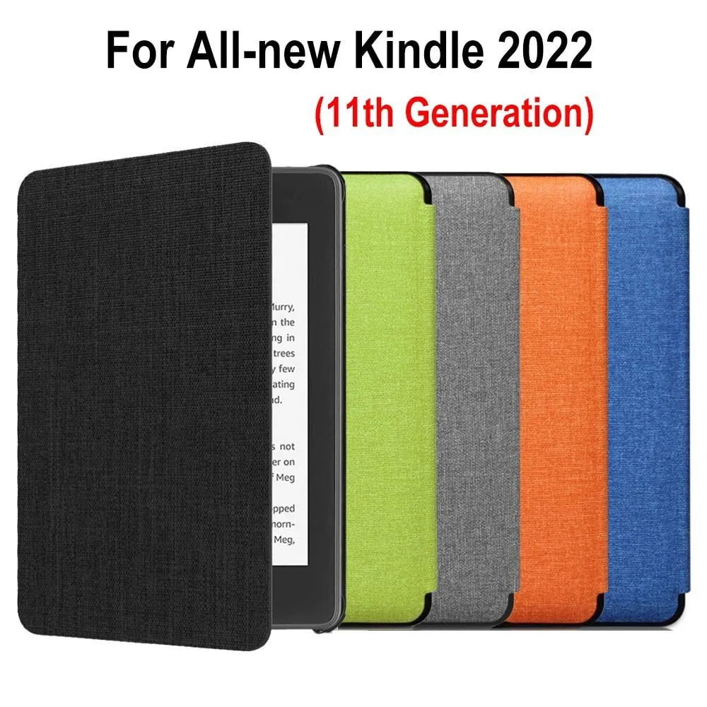 Storazone Fabric Magnetic Smart Case For 6 All-new Kindle (2022 Release) 11th Generation Built-in Light 6 Inch Gen Cover Sleeve Funda