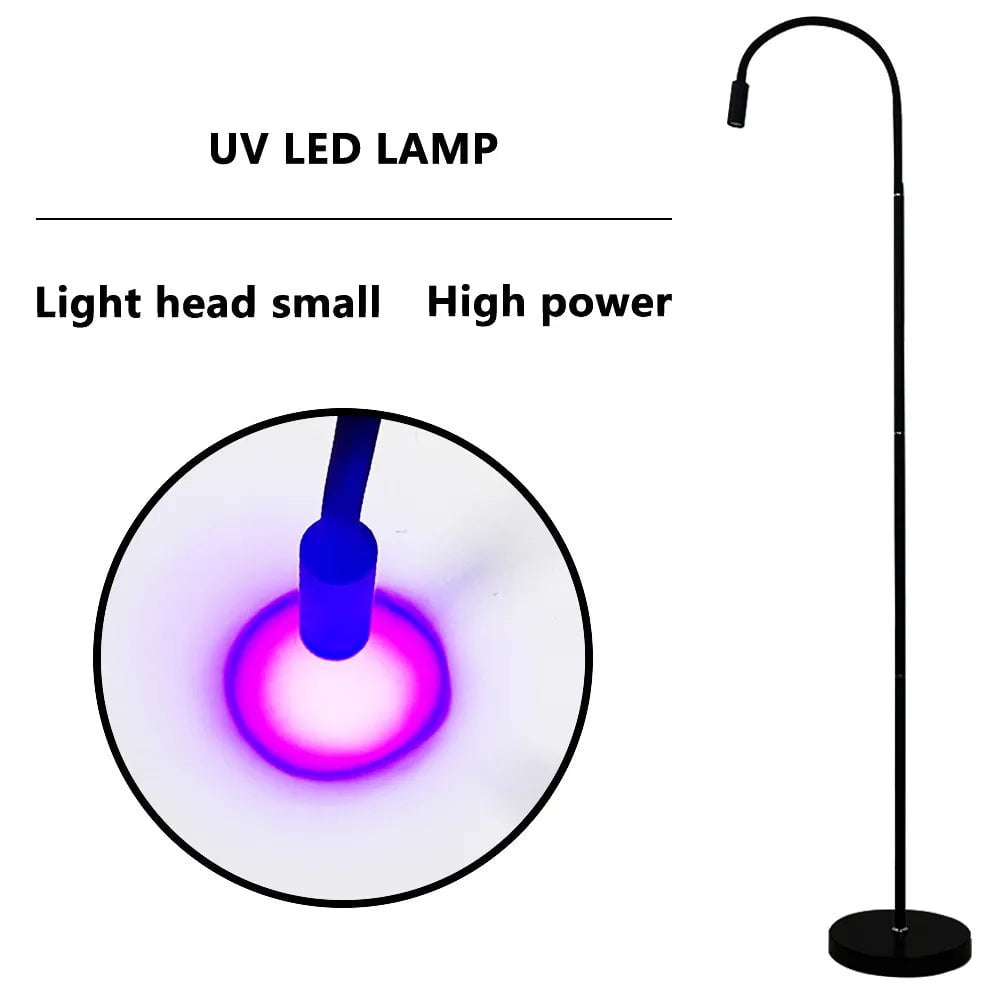 Storazone False Eyelashes UV Glue Curing Special Foot Switch Beamlight uv Eyelash Nail Eyelash Grafting Silent Foot Pedal Floor Lamp