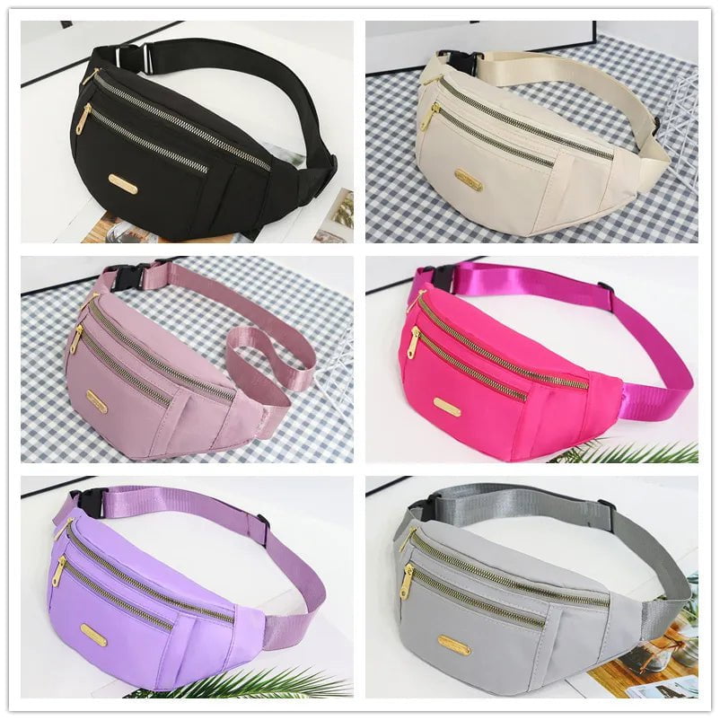 Storazone Fanny Packs Waist Pack for Women, Waterproof Waist Bag with Adjustable Strap for Travel Sports Running