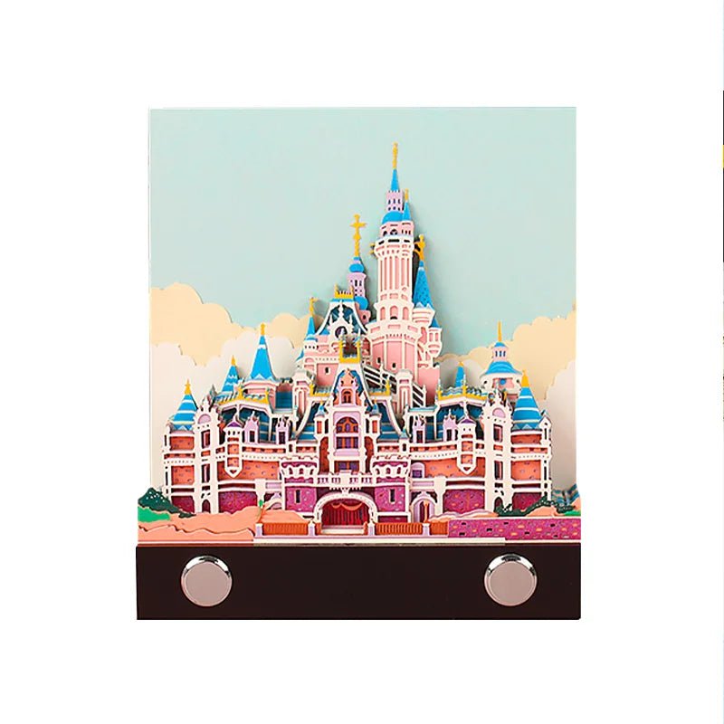 Storazone Fantasy castle2 / CHINA Omoshiroi Magic Castle 3D Notepad 2024 Calendar Memo Pad Block Notes Hary Design Note Paper Stationery Accessories Novelty Gift