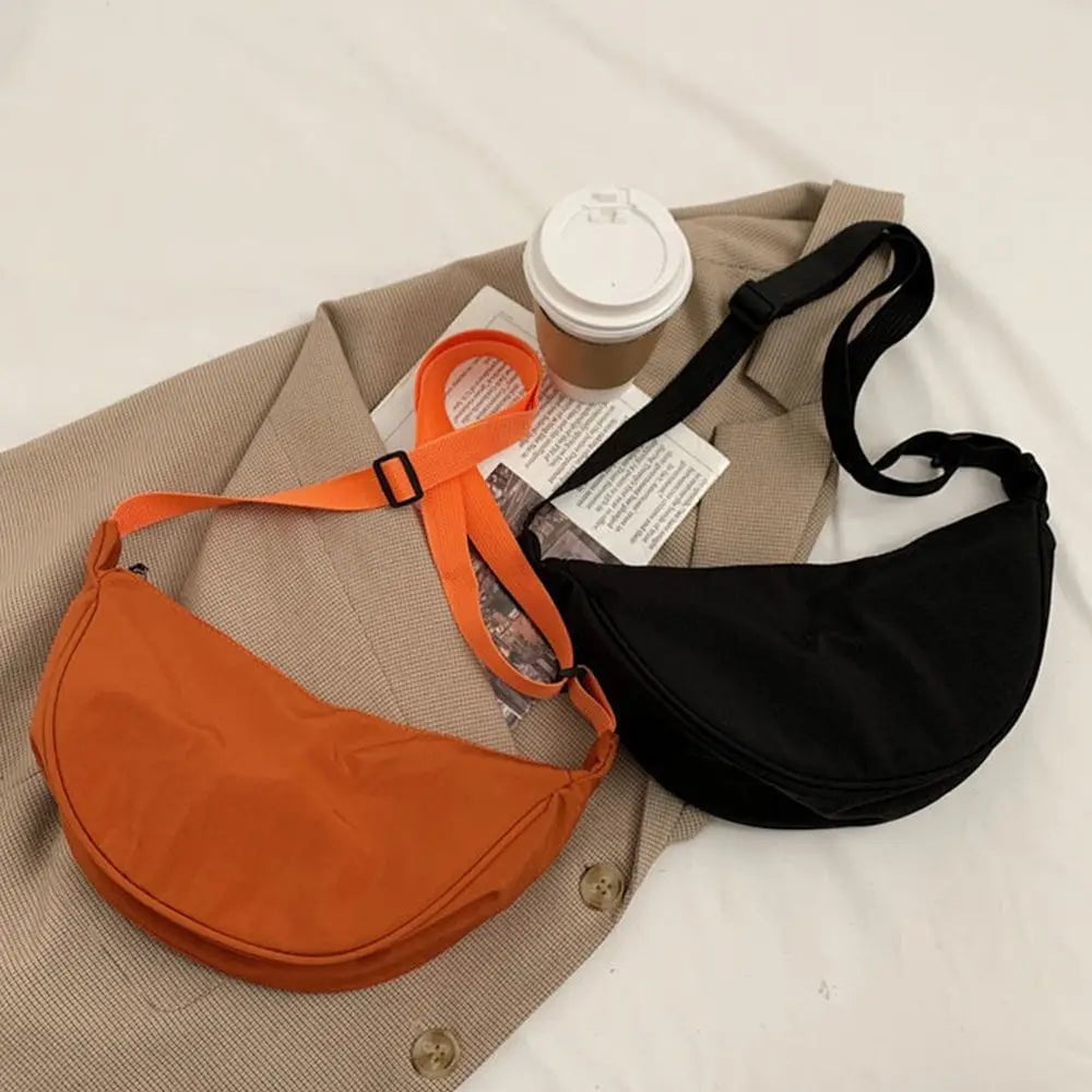 Storazone Fashion Nylon Casual Hobos Chest Bag Underarm Bag Crossbody Bag For Women Students Shoulder Cross Body Bag