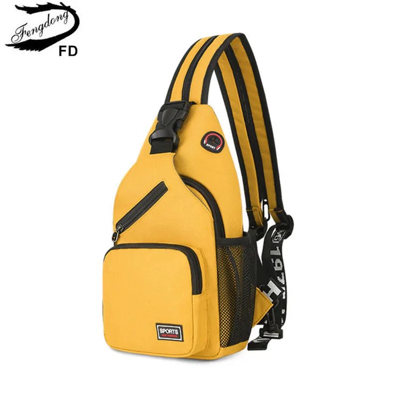 Storazone Fengdong fashion Yellow small crossbody bags for women messenger bags sling chest bag female mini travel sport shoulder bag pack