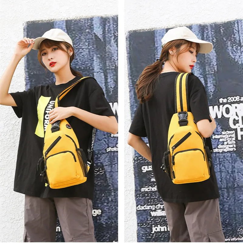 Storazone Fengdong fashion Yellow small crossbody bags for women messenger bags sling chest bag female mini travel sport shoulder bag pack