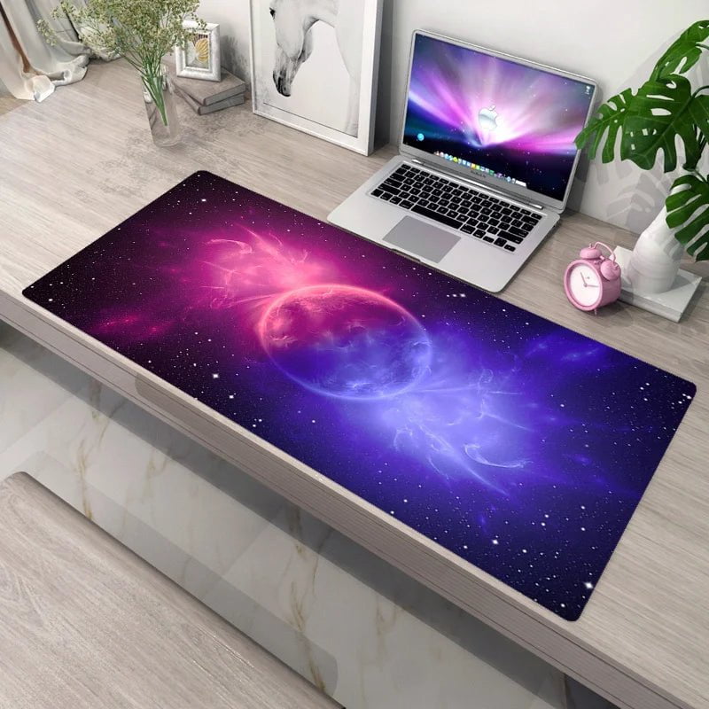 Storazone Fh000973 / Size 600x300x2 mm Mousepad Home XXL New Large Mouse Mat MousePads Starry Sky Office Laptop Carpet Soft Anti-slip Desktop Mouse Pad Mouse Mat