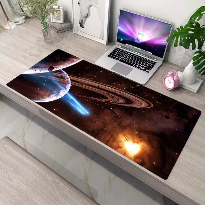 Storazone Fh000977 / Size 600x300x2 mm Mousepad Home XXL New Large Mouse Mat MousePads Starry Sky Office Laptop Carpet Soft Anti-slip Desktop Mouse Pad Mouse Mat