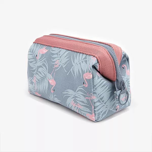 Storazone Flamingo New Fashion Cosmetic Bag Women Waterproof Flamingo Makeup Bags Travel Organizer Toiletry Kits Portable Makeup Bags Beautician