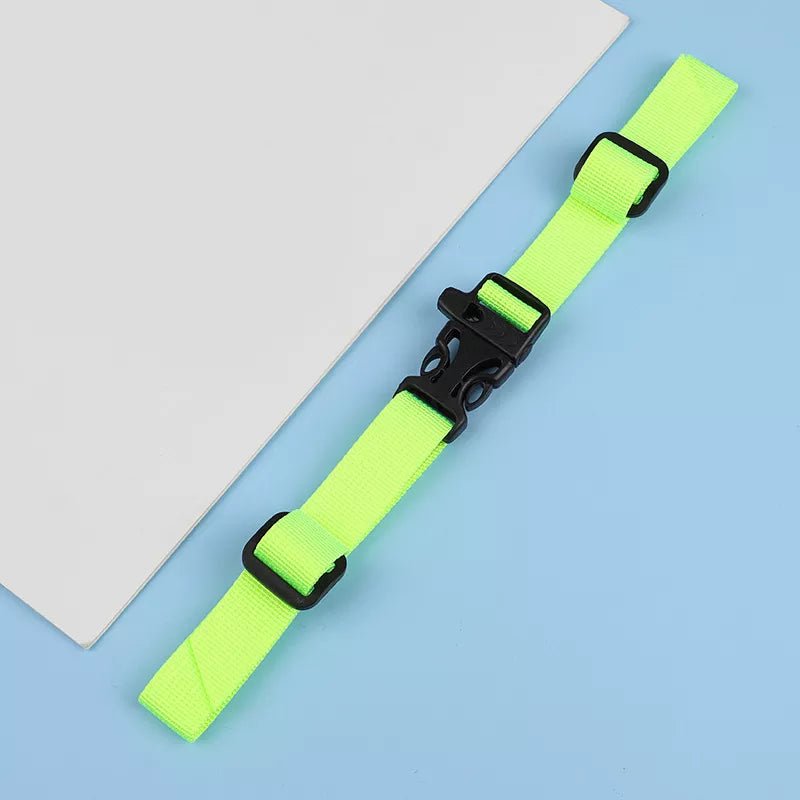 Storazone fluorescent green Backpack Chest Bag Strap Harness Adjustable Shoulder Strap For Bag Outdoor Camping Tactical Bags Straps Accessories For Backpack