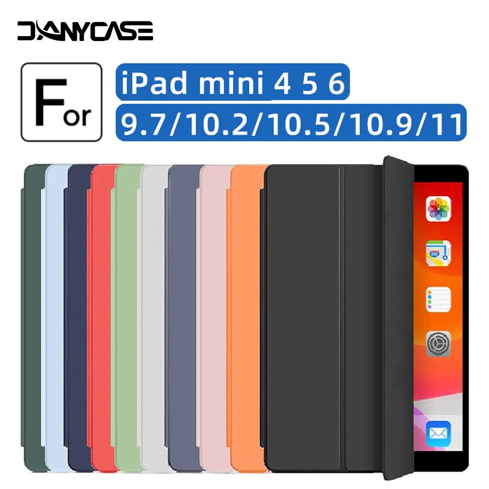 Storazone For 2021 iPad 10.2 Case 7/8/9th Generation Cover For 2018 9.7 5/6th Air 2/3 10.5 Mini 4 5 6 Pro 11 Air 4/5 10.9 10th funda