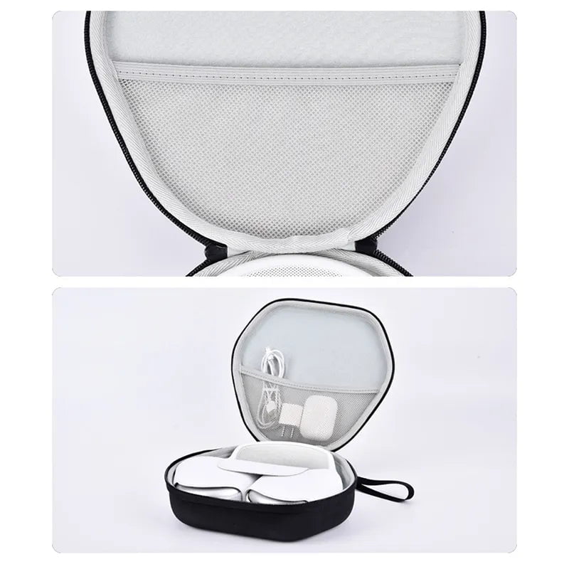 Storazone For Airpods Max Waterproof Hand Strap Design Storage Bag Travel Carry Protective Case Carrying Box Cover Wireless Headset