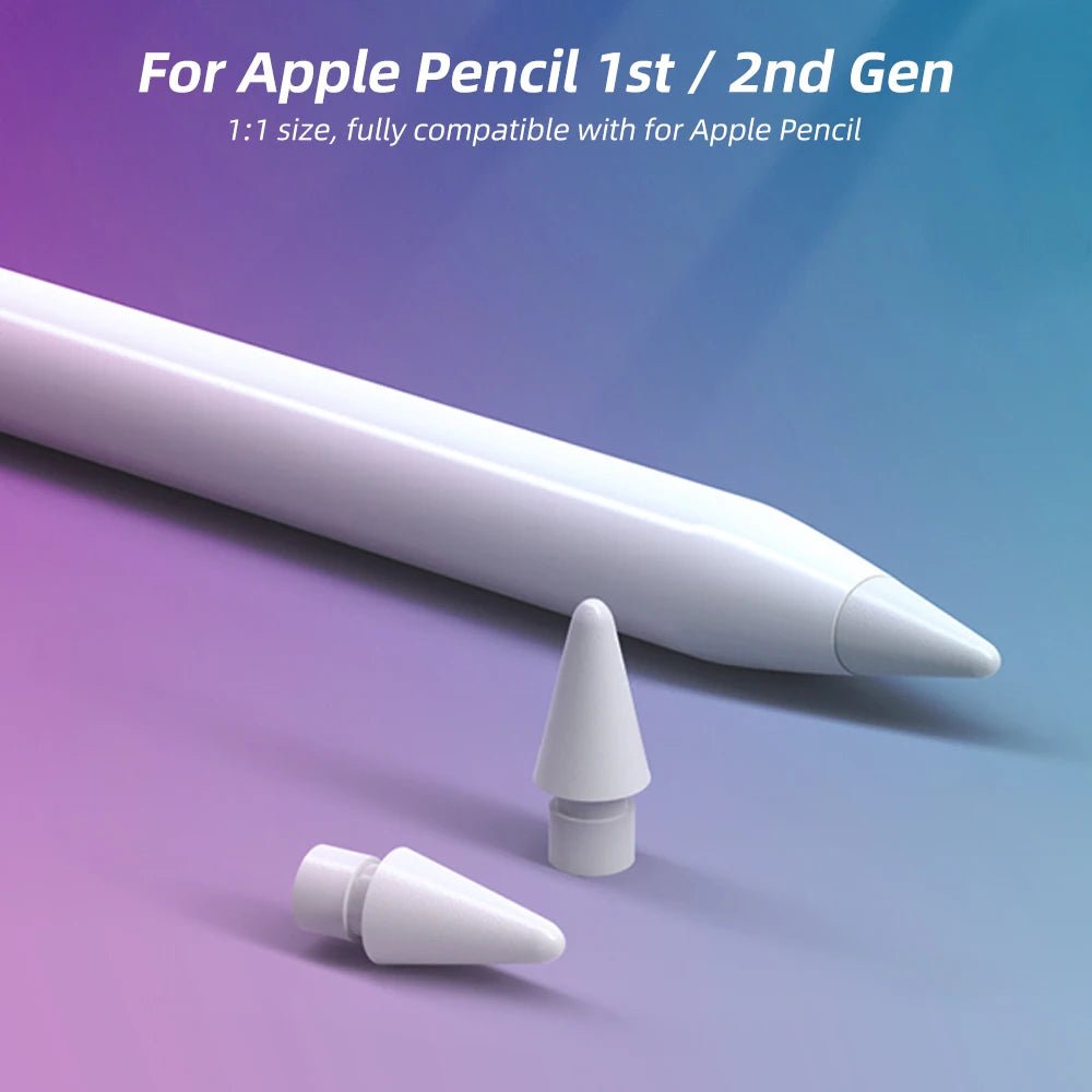 Storazone For Apple Pencil Nib Double-Layered For Apple Pencil 1st 2nd Generation Tip For iPencil Tips For iPad Stylus Pen Replacement Nib