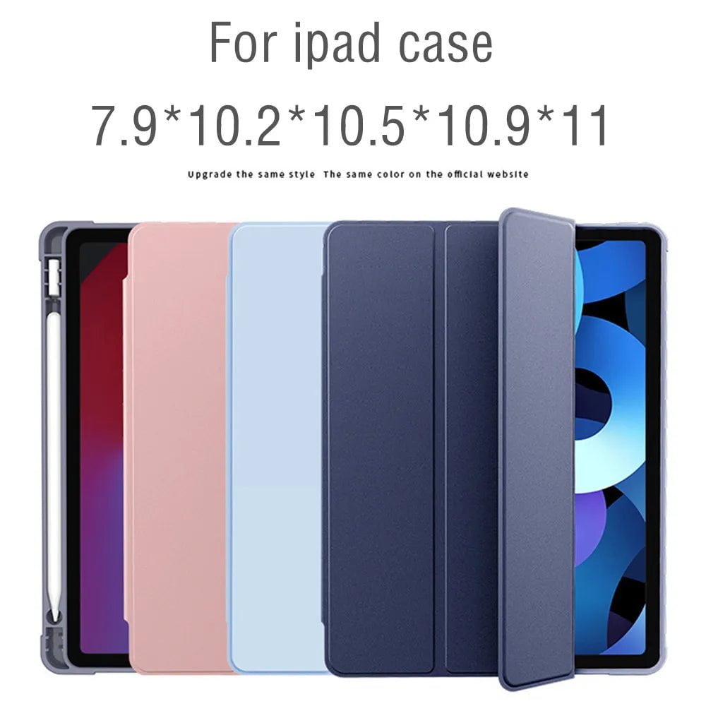 Storazone For iPad air 5 Case 2022 10.9 Air 4/3 2020 Pro 10.5 with Pencil Holder Cover 2018 9.7 air 2 11 2021 10.2 6/7/8/9/10th Generation