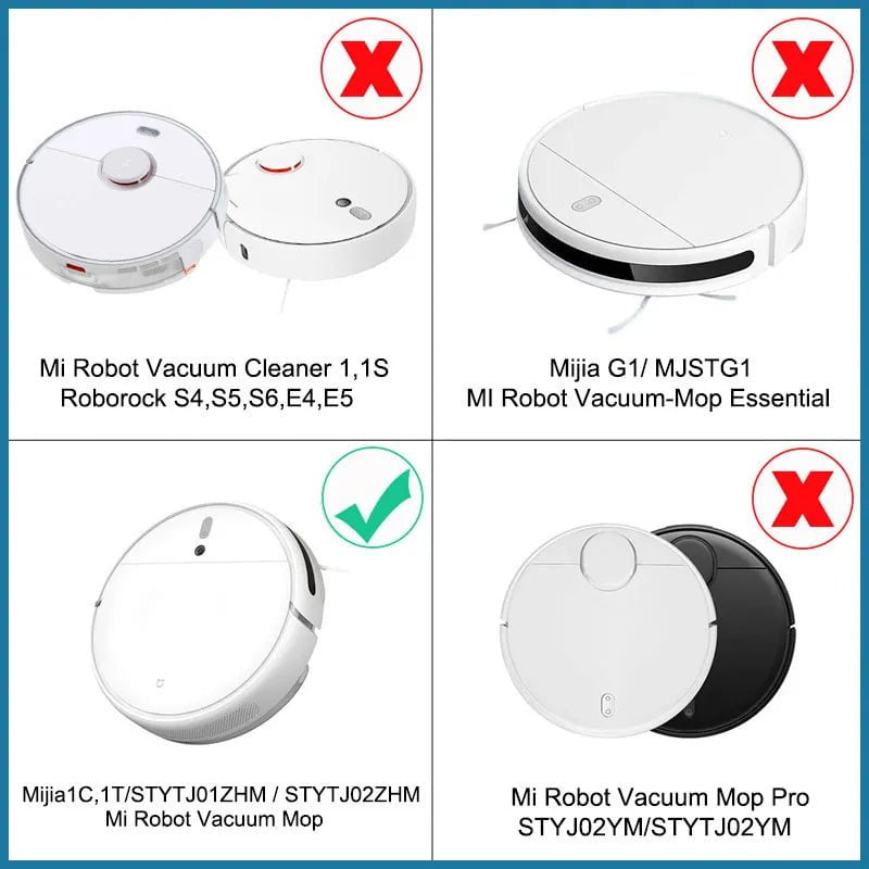 Storazone For Xiaomi Mi Robot Vacuum Mop 2 STYTJ03ZHM Filter Mop Cloth Mijia Robot Vacuum Cleaner Accessories Main Side Brush Spare parts