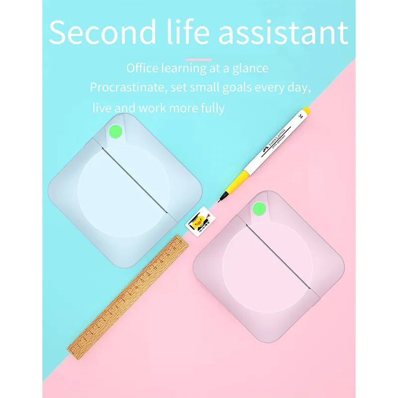 Storazone Fun Print Portable Thermal Self-adhesive Stickers Photo Printer HD Mini Bluetooth 57*25mm Supplies 2d Label Maker For Phone