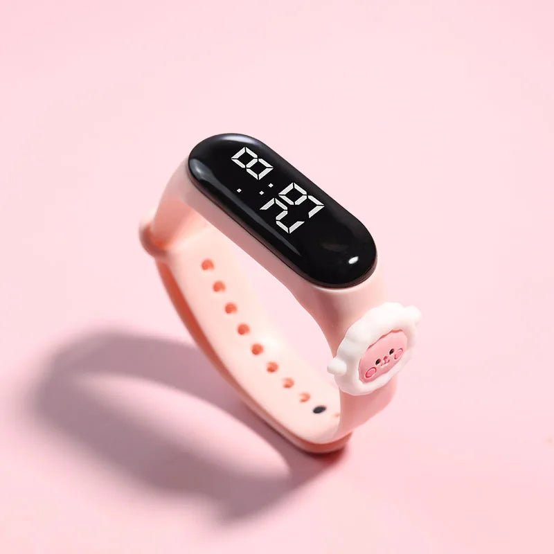 Storazone G Kids Watch Watch Reloj Smart Watch LED Children Watches Bracelet Cartoon Digital Ladies Watch for Girls Waterproof Clock Gift