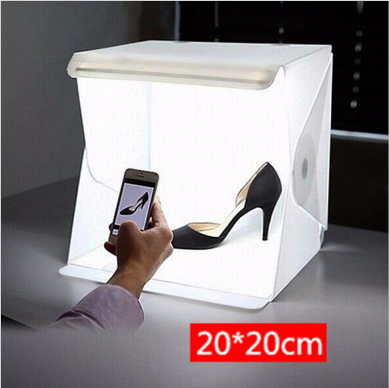 STORAZONE Gadget 20cm folding studio Professional photo simple LED small light box