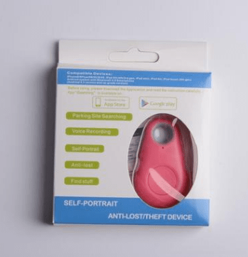 STORAZONE Gadget 2PC pink Water Drop Bluetooth Anti Lost Object Finder