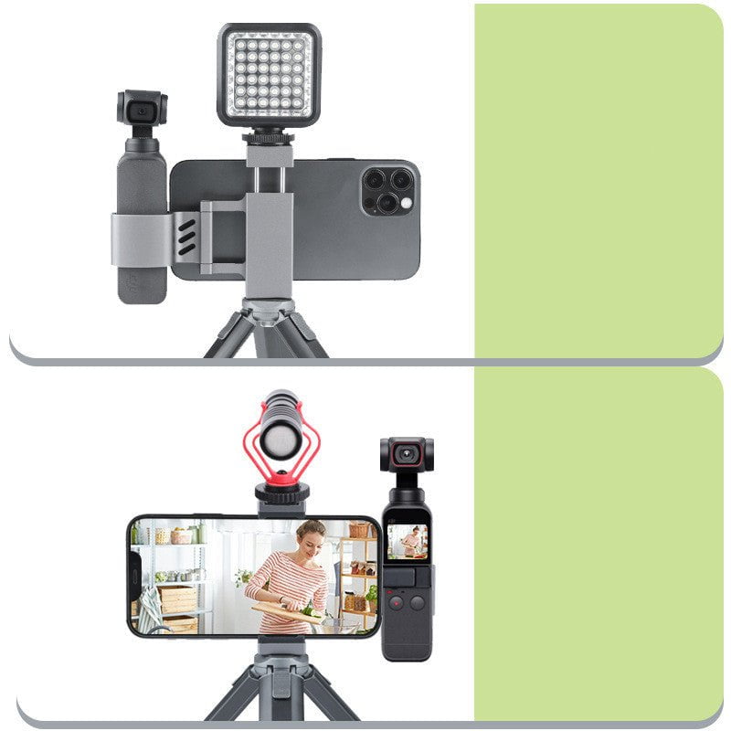 STORAZONE Gadget Action Camera Pocket Osmo Head Dual Cold Boots Expand Metal Phone Clip