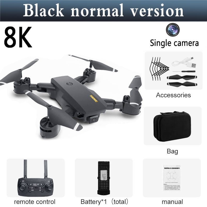 STORAZONE Gadget Black / 8K aerial photo sheet HD Aerial Photography Of Automatic Obstacle Avoidance UAV