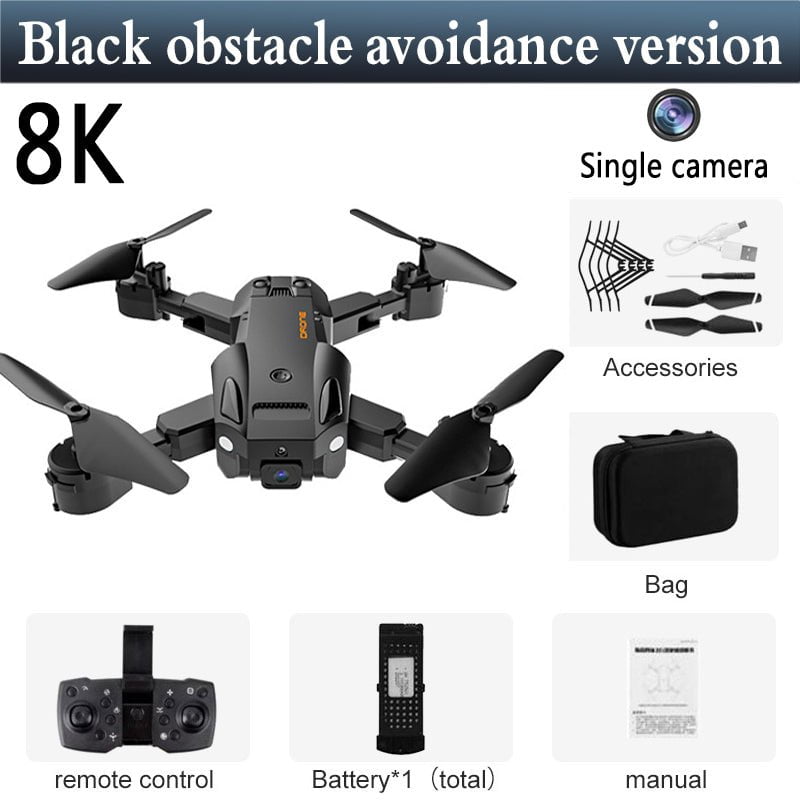 STORAZONE Gadget Black / 8K obstacle avoidance sheet HD Aerial Photography Of Automatic Obstacle Avoidance UAV