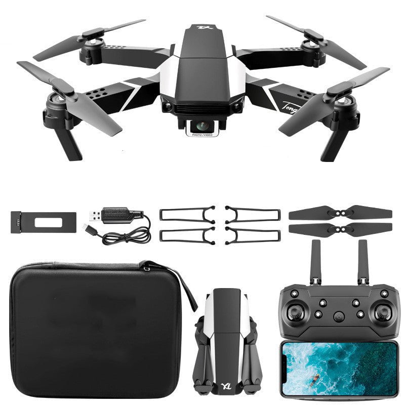 STORAZONE Gadget Black / Double power Folding Remote Control Drone  4K Dual Camera