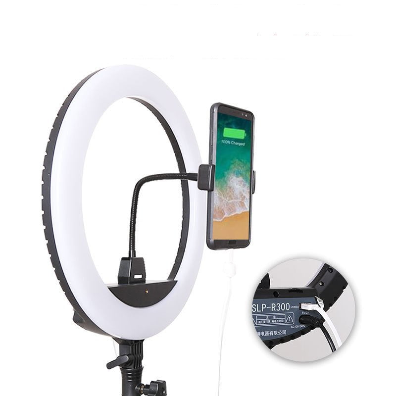 STORAZONE Gadget Black Live Ring LED Mobile Phone Fill Light