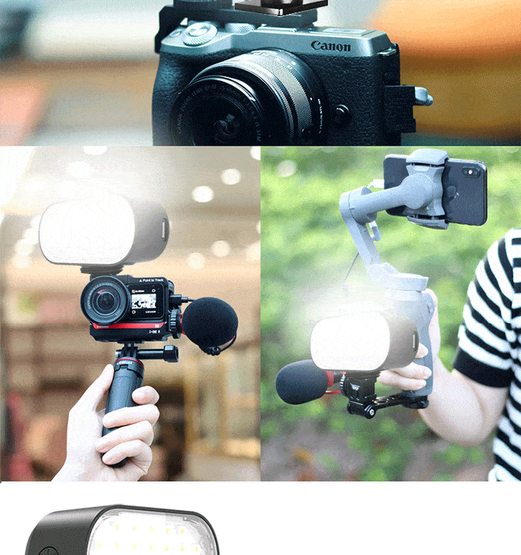 STORAZONE Gadget Black Photo Fill Light Live Broadcast Vibrato Mobile Phone Fill Light