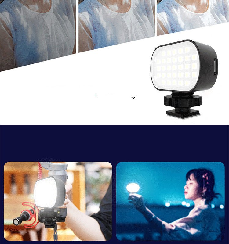 STORAZONE Gadget Black Photo Fill Light Live Broadcast Vibrato Mobile Phone Fill Light