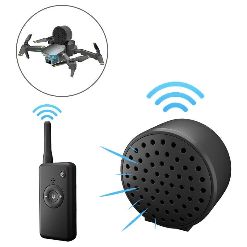 STORAZONE Gadget Black Universal Drone Wireless Megaphone