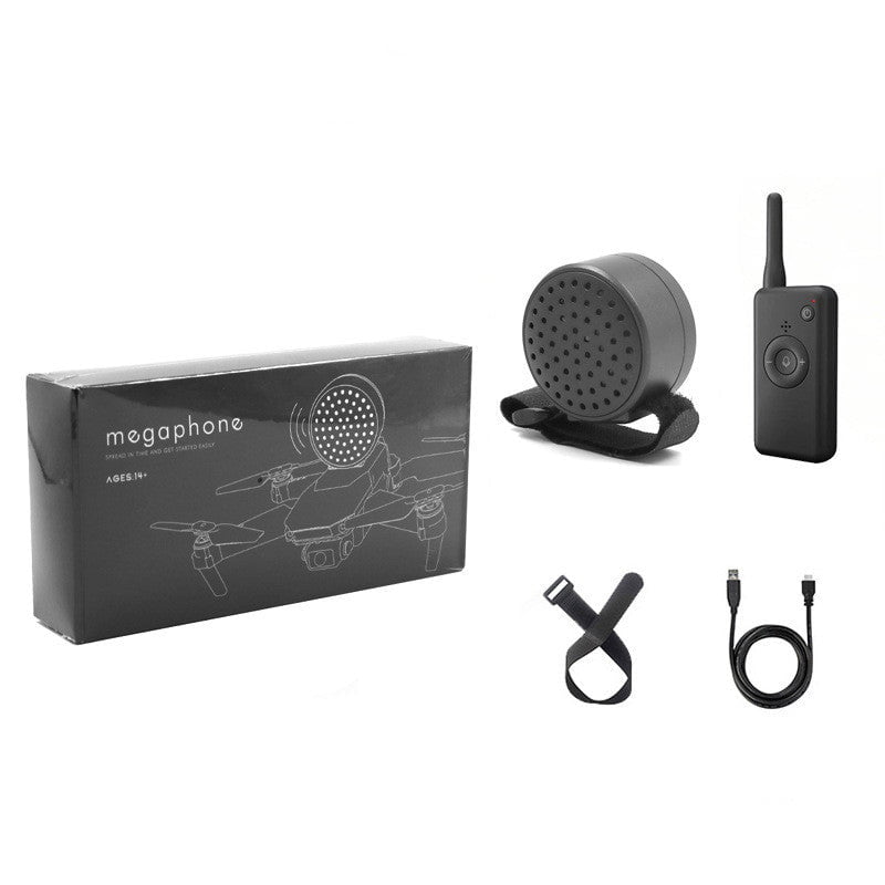 STORAZONE Gadget Black Universal Drone Wireless Megaphone