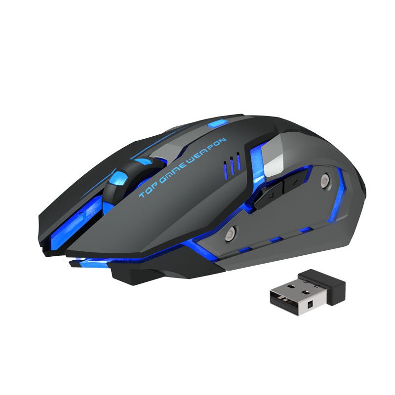 STORAZONE Gadget Black Wireless Charging Silent Gaming Mouse Machinery