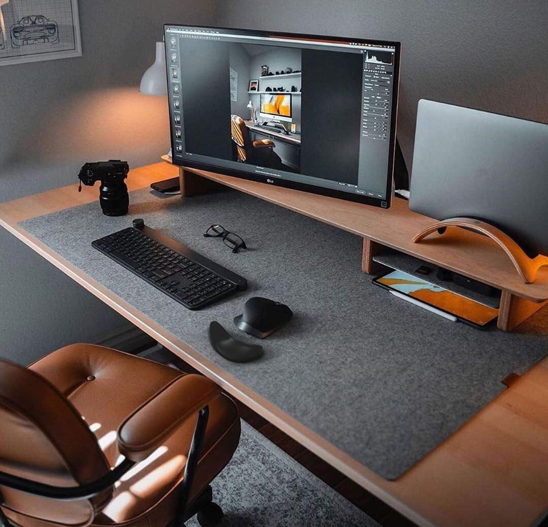 STORAZONE Gadget Ergonomic Mouse Wrist Rest Mouse Pads Silicon Gel Non-Slip Streamline Wrist Rest Support Mat Computer Mouse Pad For Office Gaming PC Accessories