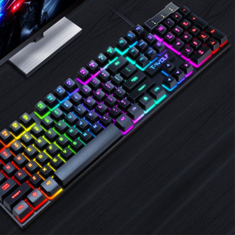 STORAZONE Gadget Gaming Usb Luminous Wired Keyboard Floating Manipulator