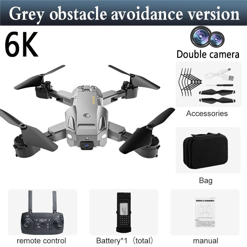 STORAZONE Gadget Grey / 6K Obstacle Avoiding Double HD Aerial Photography Of Automatic Obstacle Avoidance UAV