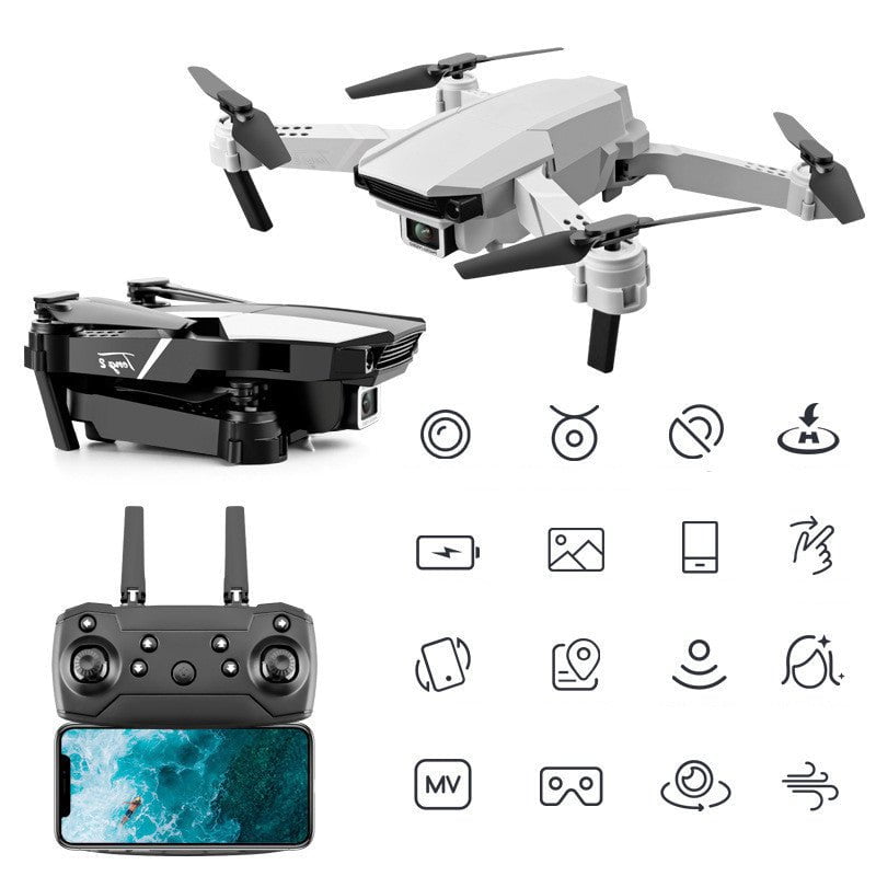 STORAZONE Gadget Grey / Double power Folding Remote Control Drone  4K Dual Camera