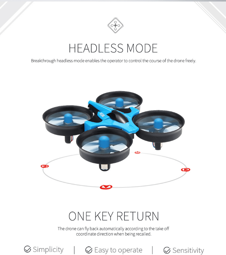 STORAZONE Gadget JJRC H36 Mini Drone RC Drone Quadcopters Headless Mode One Key Return RC Helicopter VS JJRC H8 Mini H20 Dron Best Toys For Kids