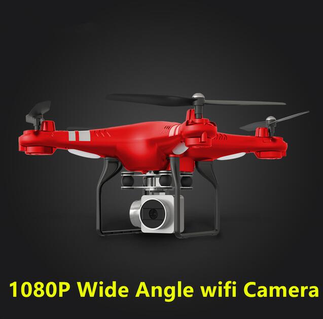 STORAZONE Gadget Red 1080P cam SH5H Mini Remote Control Unmanned Helicopter 1080P Wide Angle WIFI FPV